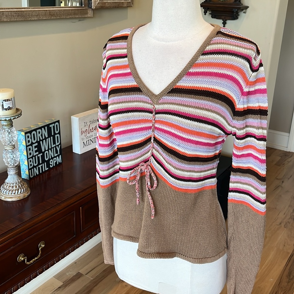 Paw By Cousin Johnny Anthropologie Sweater Crochet